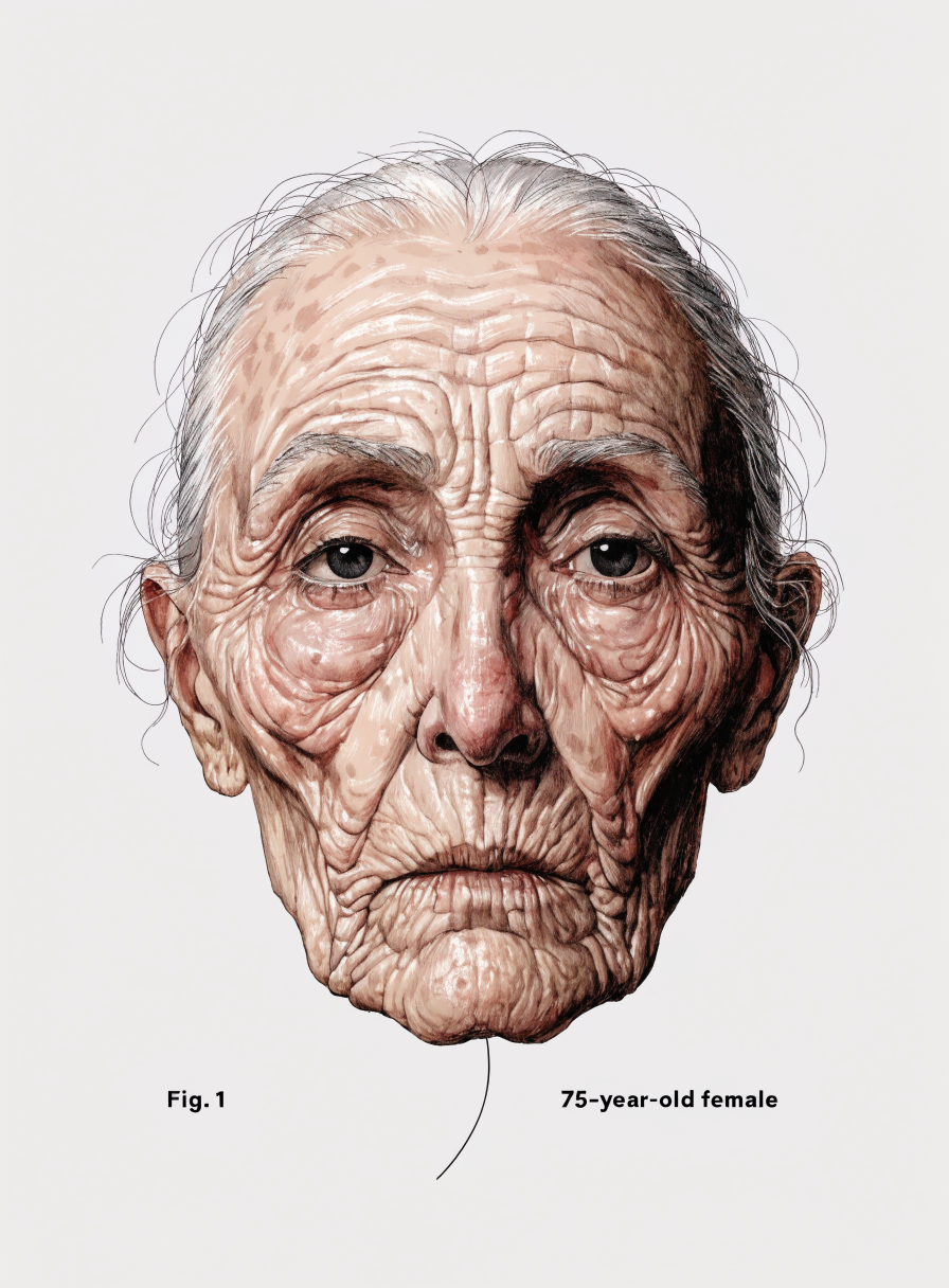 Clinical anatomy — 70s: Significant volume depletion